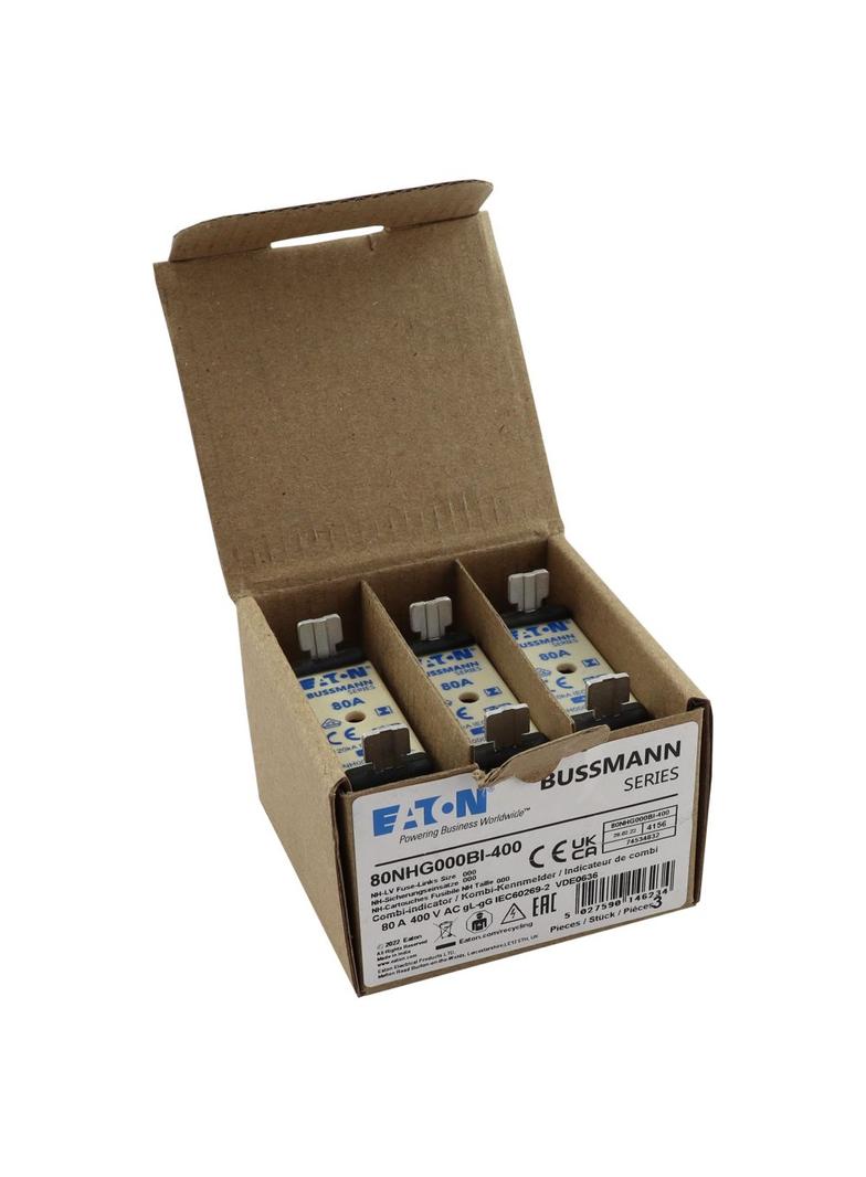 80NHG000BI-400 Wkładka NH 80A 400V GG/GL Rozmiar 000