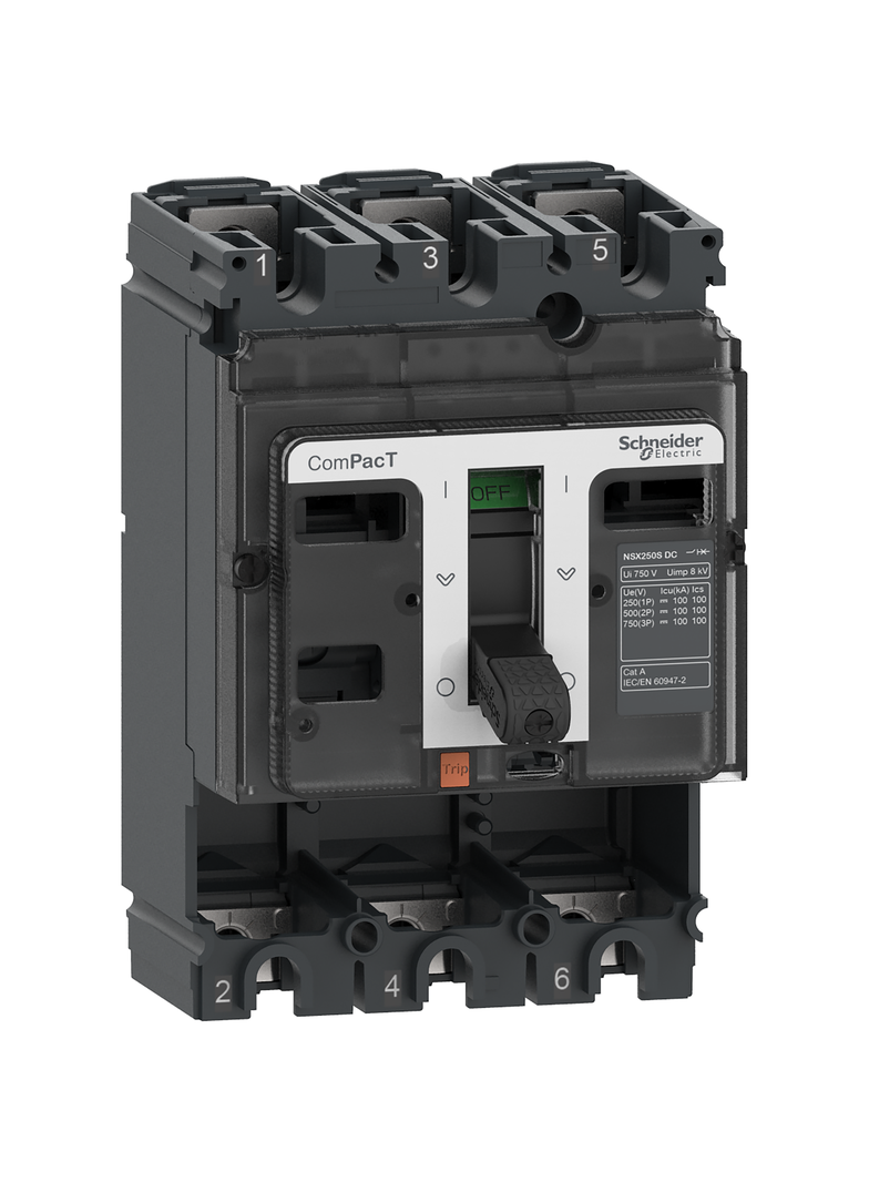 Baza wyłącznika, ComPacT NSX, NSX250F DC, 3P