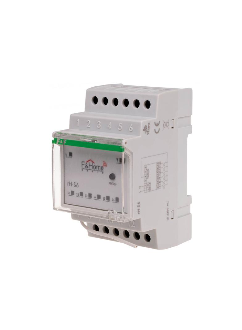 Nadajnik sześciokanałowy na szynę DIN