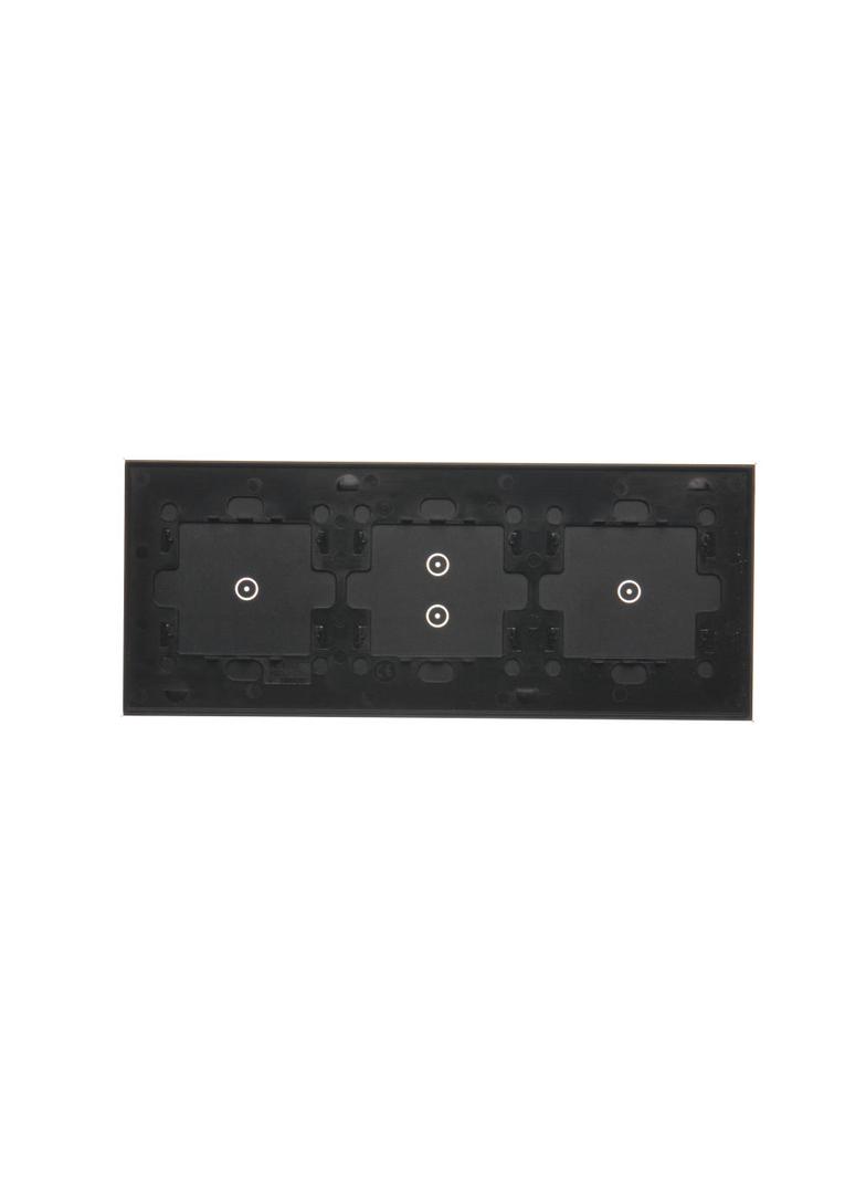 Simon 54 Touch Panel dotykowy S54 Touch 3 moduły 1 pole dotykowe + 2 pola dotykowe pionowe + 1 pole dotykowe zastygła lawa DSTR3131/73 KONTAKT