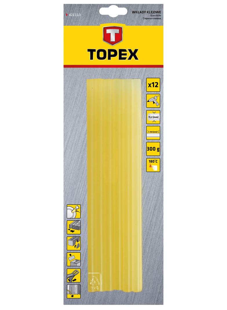 Wkłady klejowe 11 mm, żółte, 12 szt.