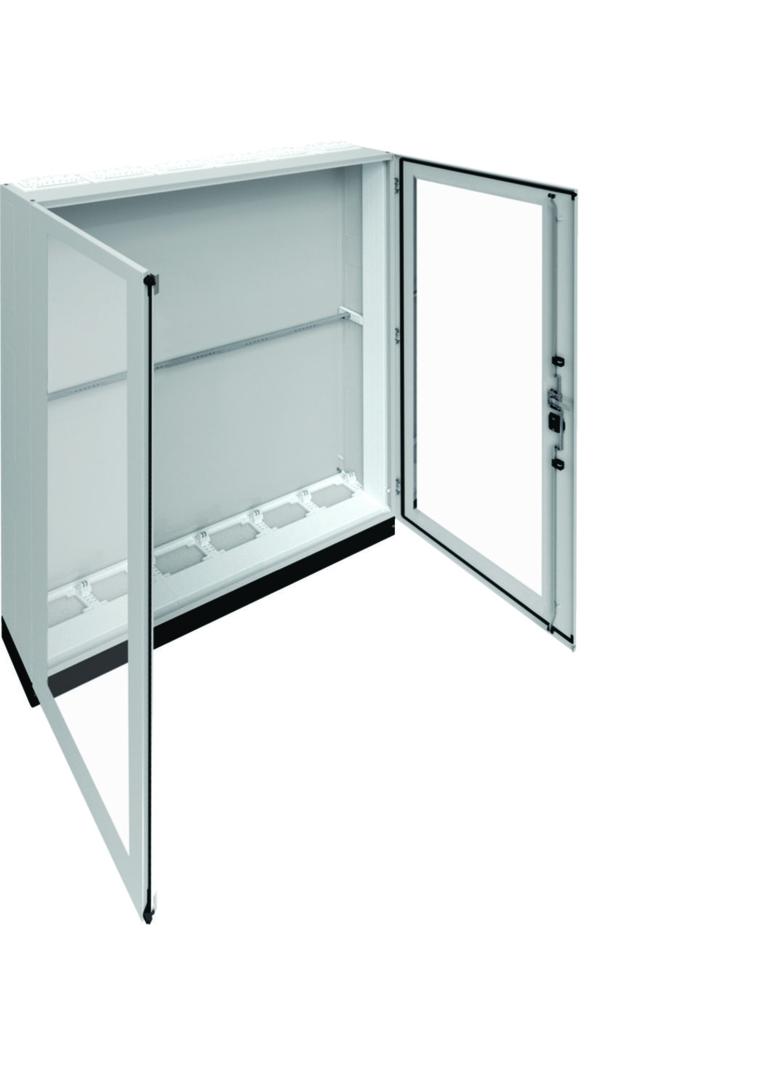 univers Rozdzielnica stojąca IP55 kl. I 1550x1850x275 + cokół 100mm drzwi transparentne FR26K1 HAGER
