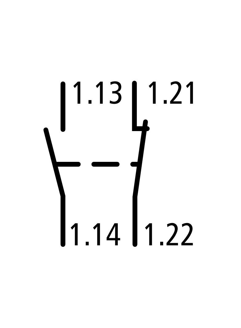 AZ-XHI11 Styk pomocniczy do serii wyłączników nadprądowych AZ 1zw + 1rozw szer. 0,5 MU 212067 EATON