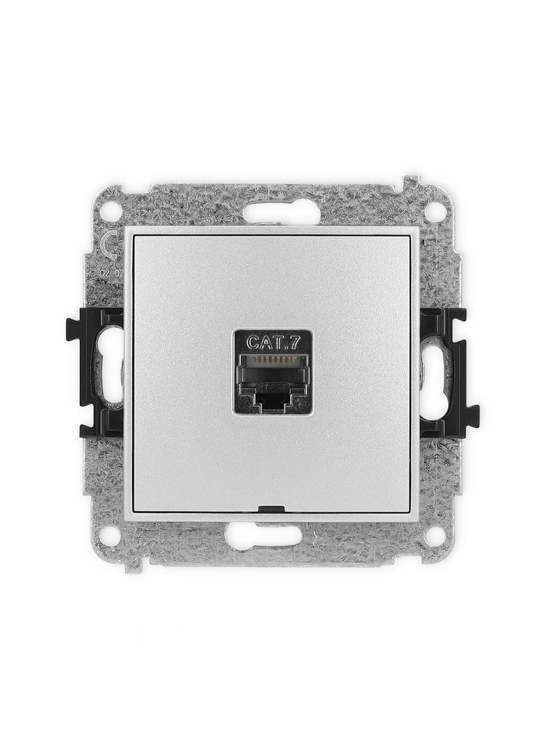 ICON Mechanizm gniazda komputerowego pojedynczego 1xRJ45, kat. 7, ekranowany, 8-stykowy, bez pola op