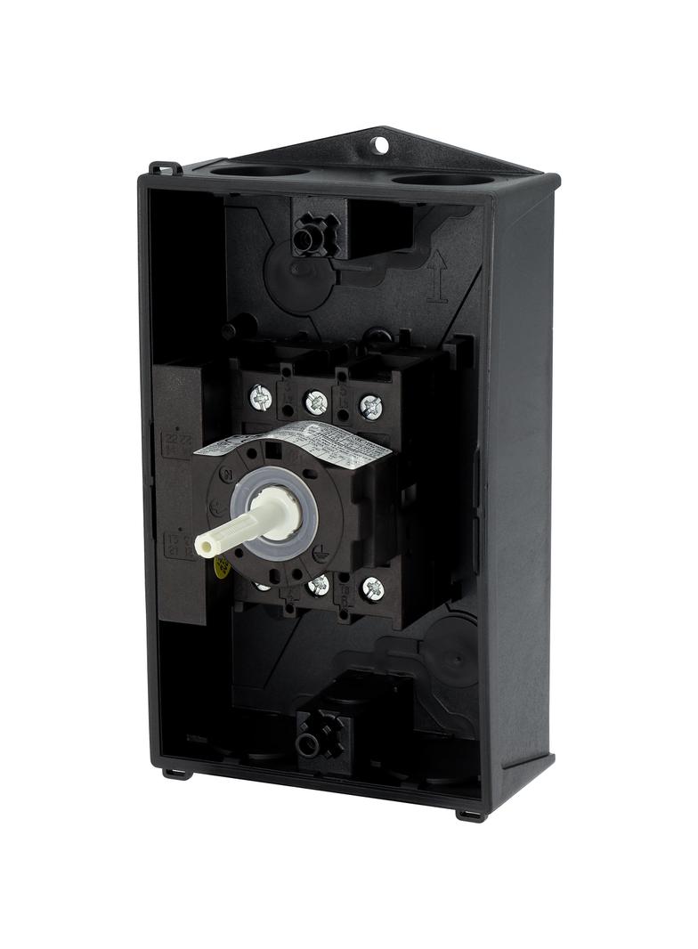 Łącznik krzywkowy 0-1 3P 25A 1Z 1R w obudowie IP65 P1-25/I2-SI/HI11 207310 EATON