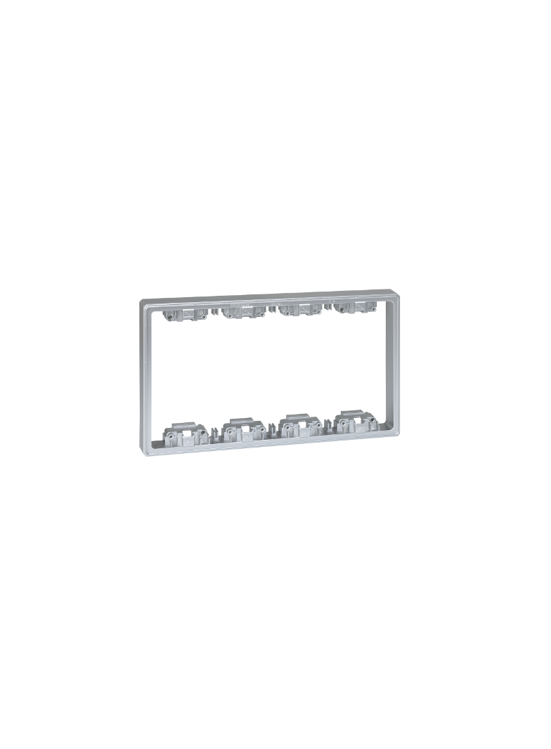 Simon Connect Element pogłębiający do obudów podtynkowych i natynkowych S500 4-modułowych aluminium
