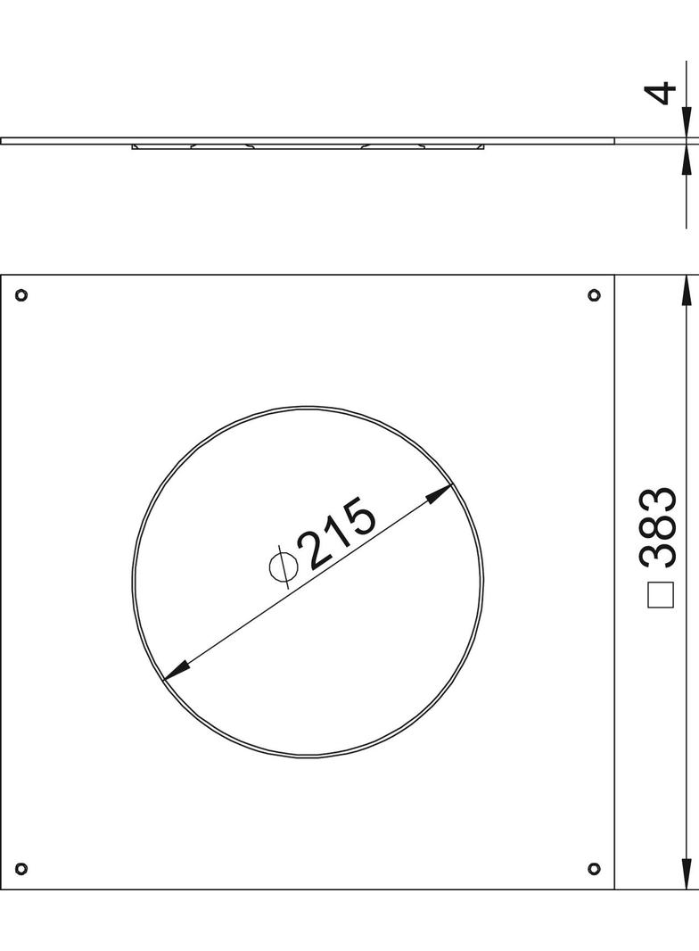 DUG350-3R4, POKRYWA MONTAŻOWA