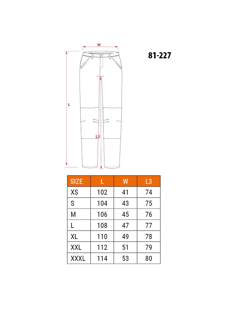 Spodnie robocze PREMIUM, 100% bawełna, ripstop, rozmiar L