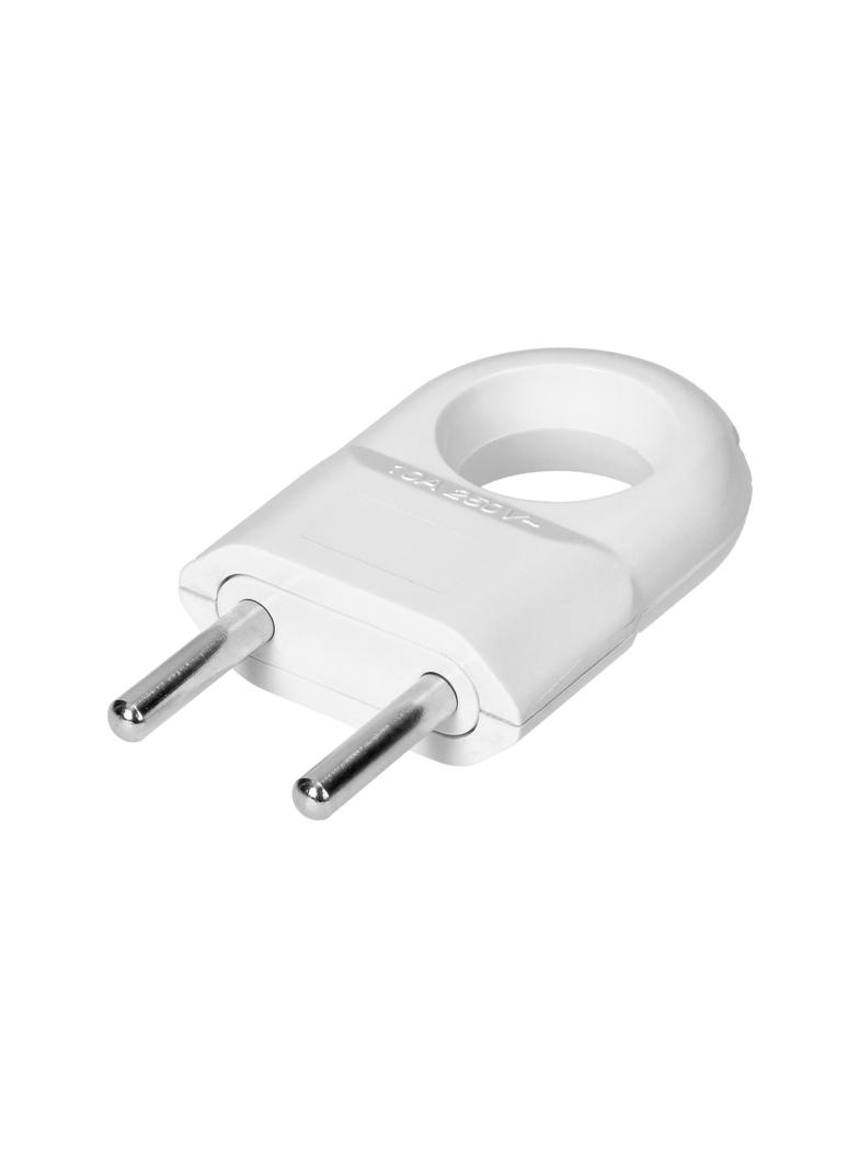 Wtyczka euro płaska 2P z uchem biały OR-AE-13260/W ORNO
