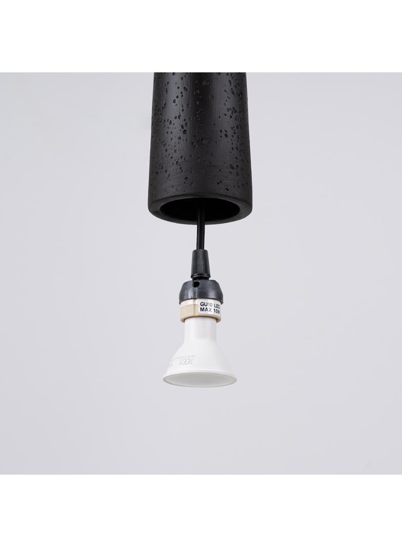 Lampa wisząca ELECTRA czarna beton