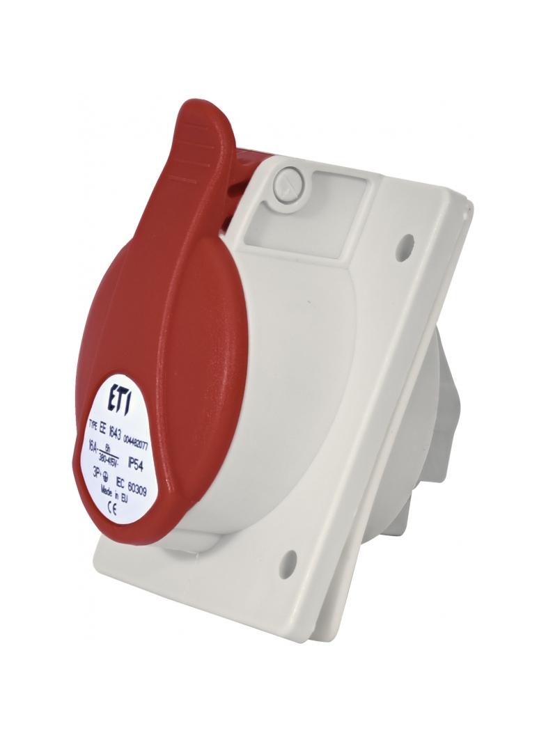 16A 400V 3P+PE Gniazdo tablicowe IP54 EE 1643 004482077 ETI