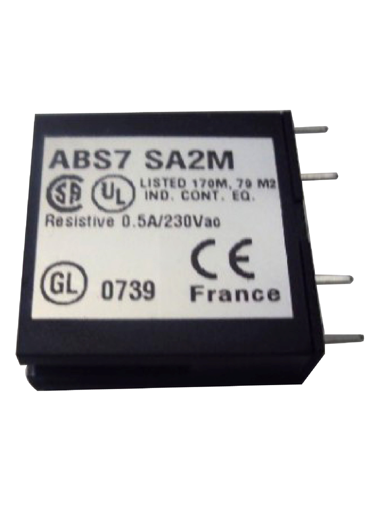 Modicon ABE7, półprzewodnikowy przekaźnik wtykowy, 10 mm, wyjściowy, 24...240 V AC, 0.5 A