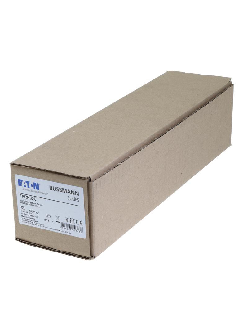 FUSE-BASE D02 3POL DIN HUT Podstawa bezpiecznikowa D02 E18 3P szyna DIN TFRN02C EATON