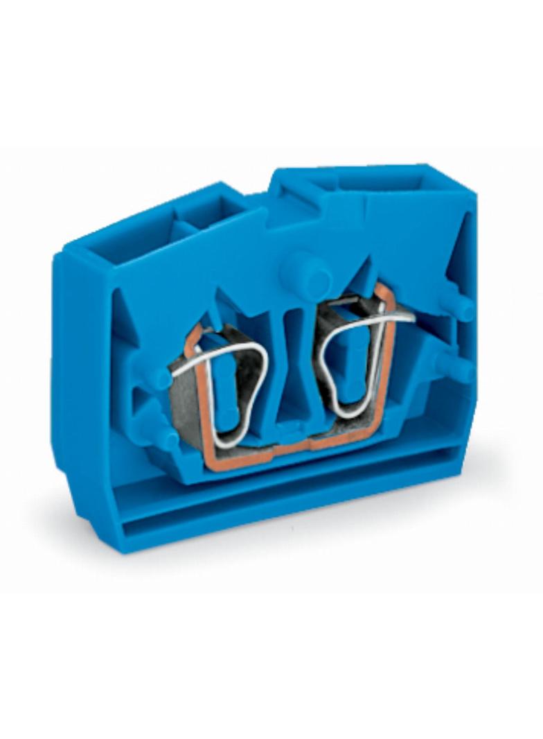 złączka końcowa 2-przewodowa 2,5 mm2 niebieska z mocowaniem śrubowym