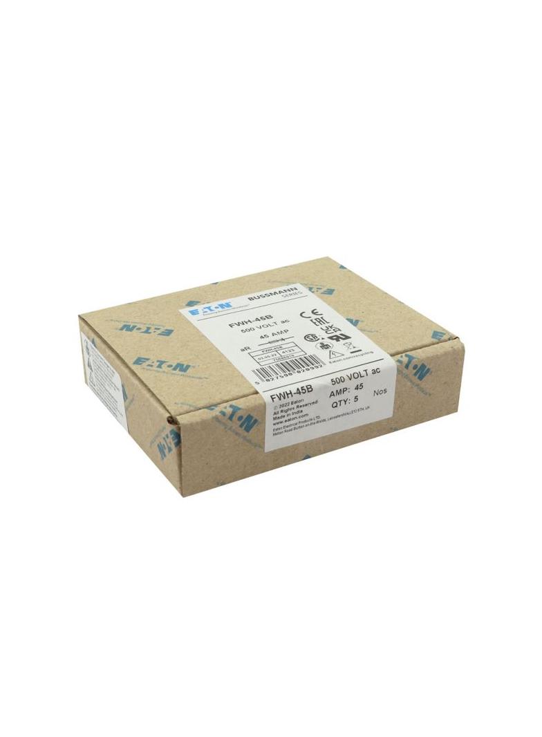 45A 500V AC HIGH SPEED FUSE Wkładka szybka 45A AC 500V DC 500V 21x81 mm UL FWH-45B EATON