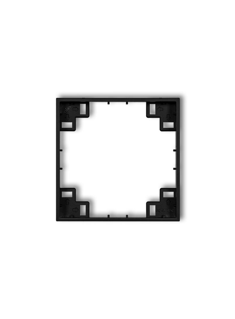 ICON Ramka pośrednia czarny mat KARLIK
