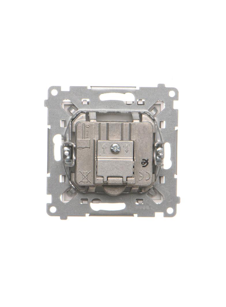 Simon 55 Gniazdo antenowe R-TV-SAT przelotowe 7dB 1x Wejście: 5 MHz÷2,4 GHz Aluminium mat