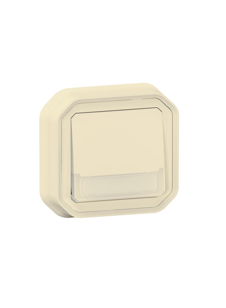 NOWE PLEXO - PRZY. NO/NC PODŚWI. Z UCHWYT ETY. PODTYNK. 10A- 250V PIASKOWY 069829L LEGRAND