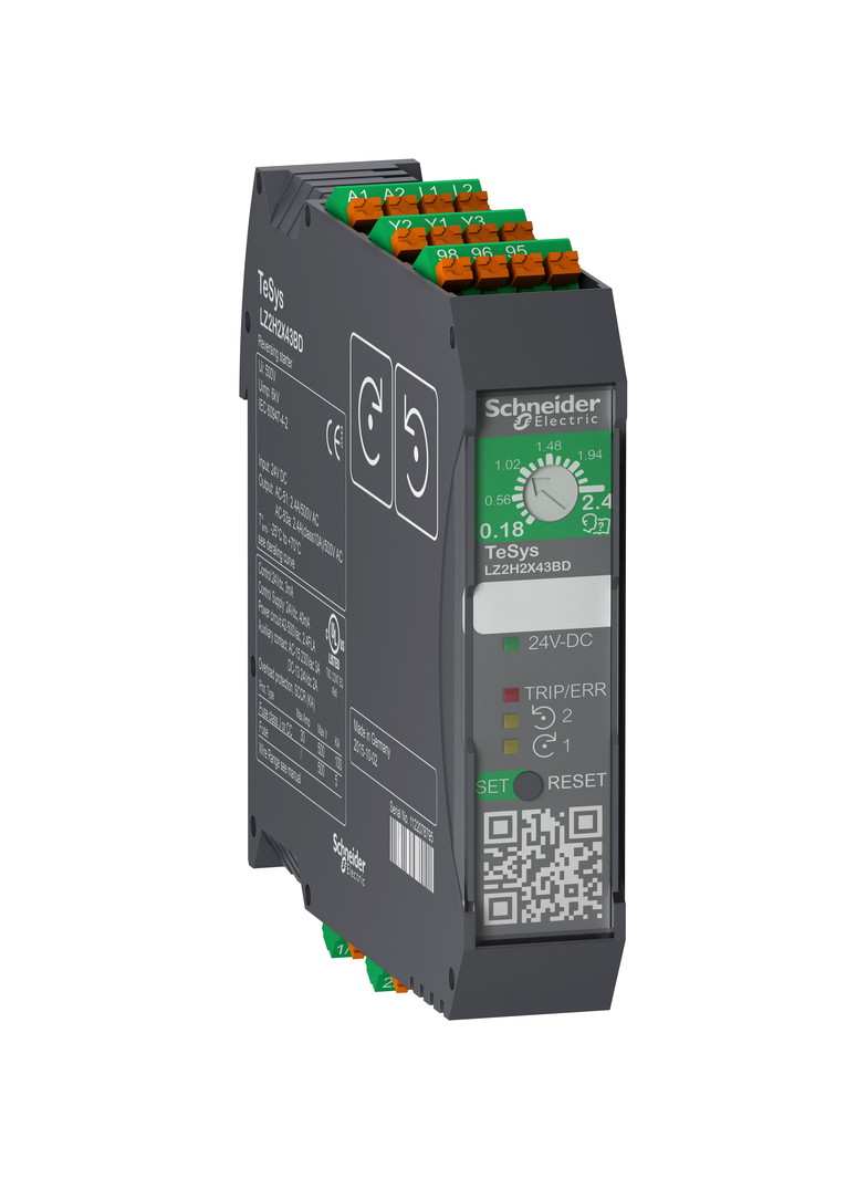 Układ nawrotny TeSys H 0,75kW 240VDC zaciski sprężynowe LZ2H2X43BD