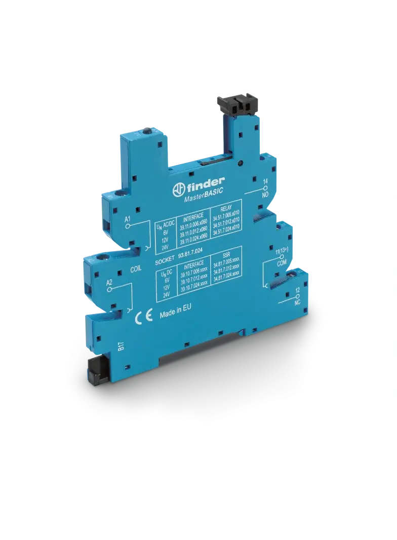 Gniazdo MasterBASIC do przekaźników serii 34; zaciski śrubowe, 93.61.8.230