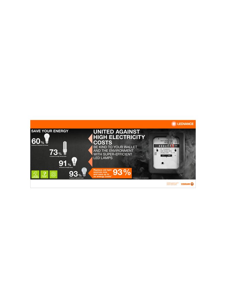 Lampa LED Classic A100 energooszczędna szkło przezroczyste 7,2W 830 E27 OSRAM