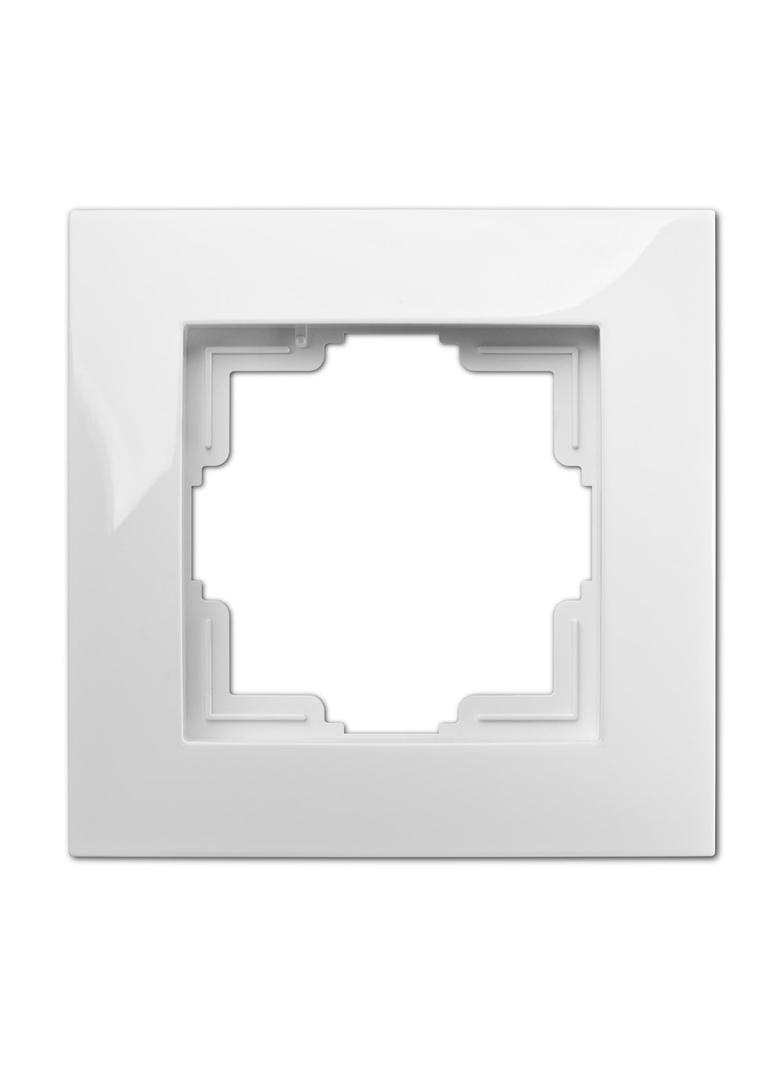 Ramka CARLA 1x IP44 biała