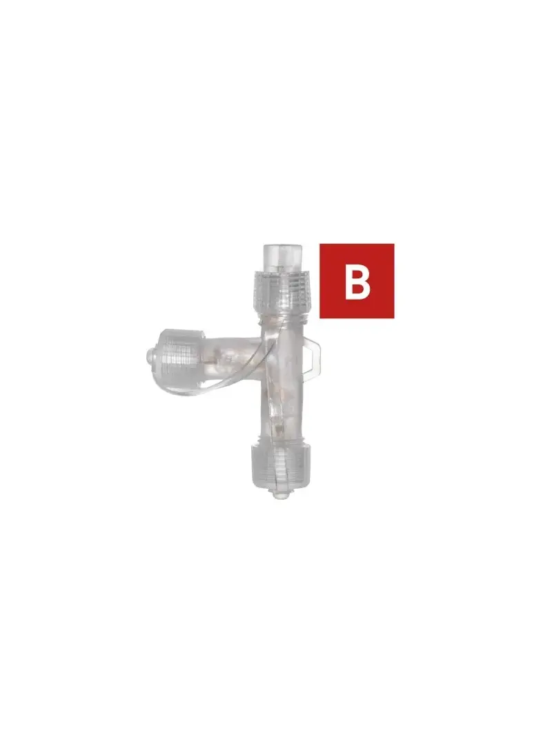 Oświetlenie łączone Standard - rozdzielacz T 0,5m, przeźroczysty, IP44