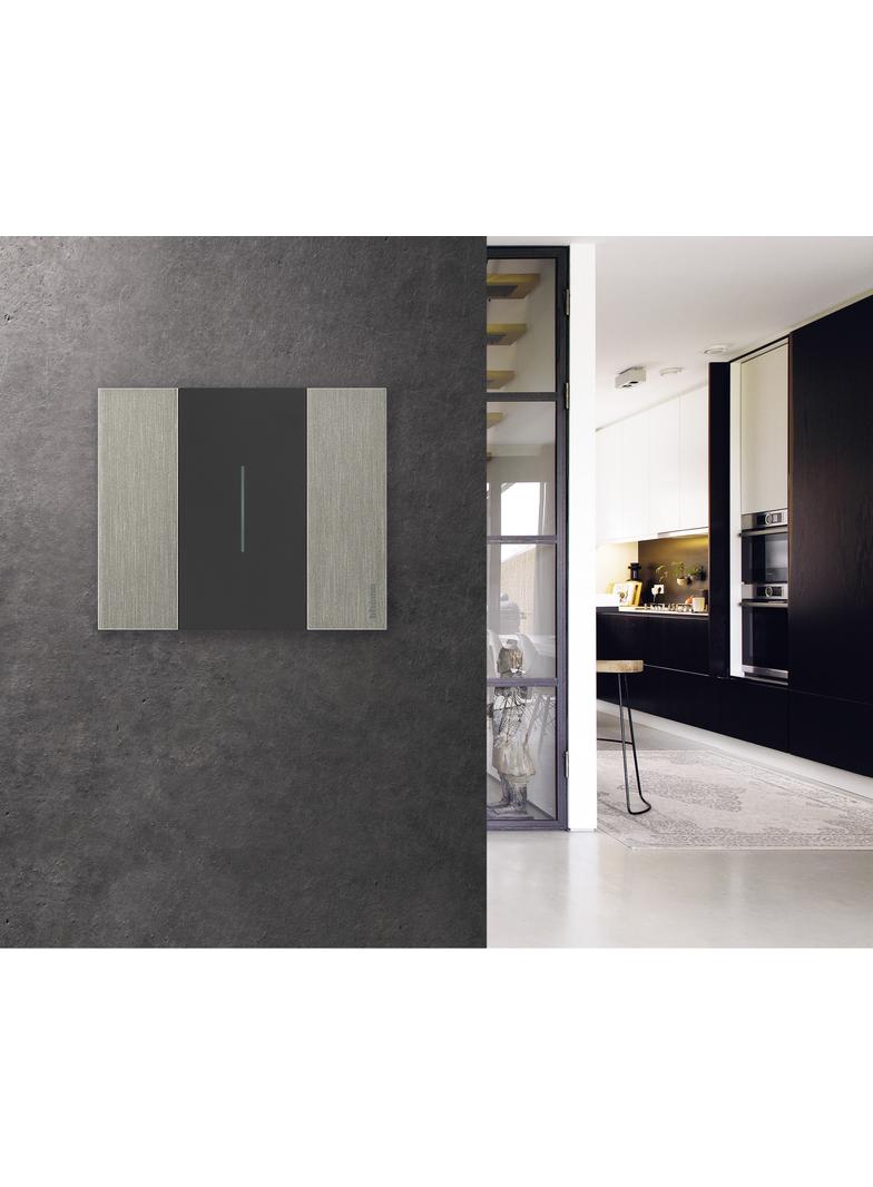 Living Now - Ramka 2 Moduły - Steel Bticino KA4802ZG LEGRAND