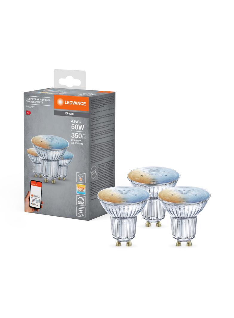 3PAK Żarówka LED GU10 5W 350lm CCT SMART+ WiFi Ściemnialna 4058075486034 LEDVANCE