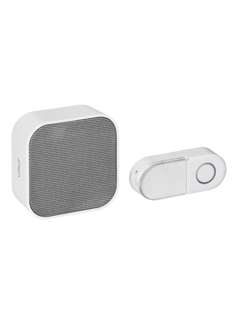 TELA AC, dzwonek bezprzewodowy, sieciowy, learning system, 38 dźwięków, 150m, biały