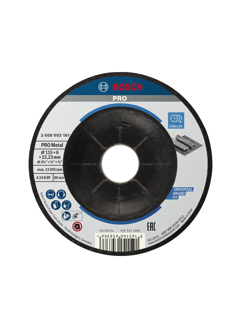 TARCZA SZLIFUJĄCA METALL,LPP 115X6MMWYG.