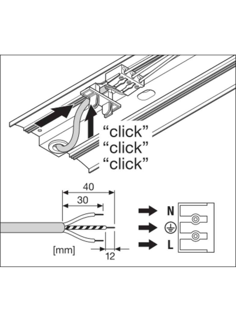 Oprawa liniowa z bezpośrednim i pośrednim rozsyłem światła LINEAR IndiviLED D/I 1500 56W 3000K