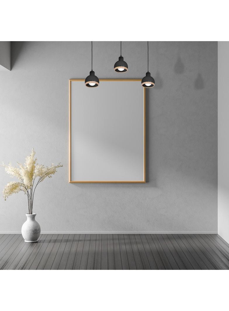 lampa wisząca Oval 3xE27 czarna MLP7046 Milagro