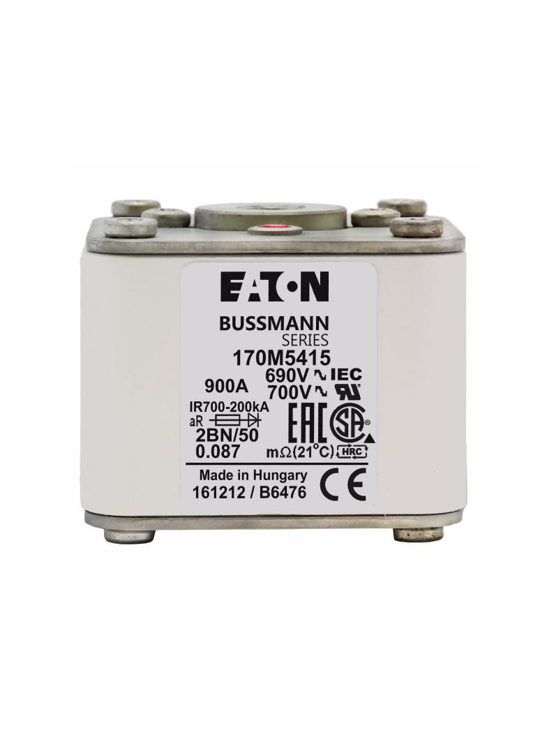 FUSE 900A 690V 2BN/50 AR UC Wkładka szybka 900A AC 690V rozmiar 2 61x77x51 mm aR IEC UL w 170M5415 E