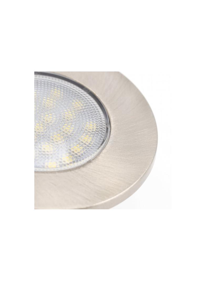 ZESTAW LEDOWY BARRI PLUS, 3X OPRAWA OKRĄGŁA WPUSZCZANA 27 LED 3528SMD, ZIMNY BIAŁY, 230V, 1.5W