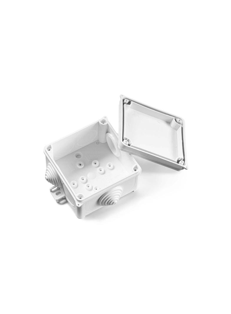 N90x90 ,  Puszka naścienna dławnicowana 93 x 93 x 55 mm, biały