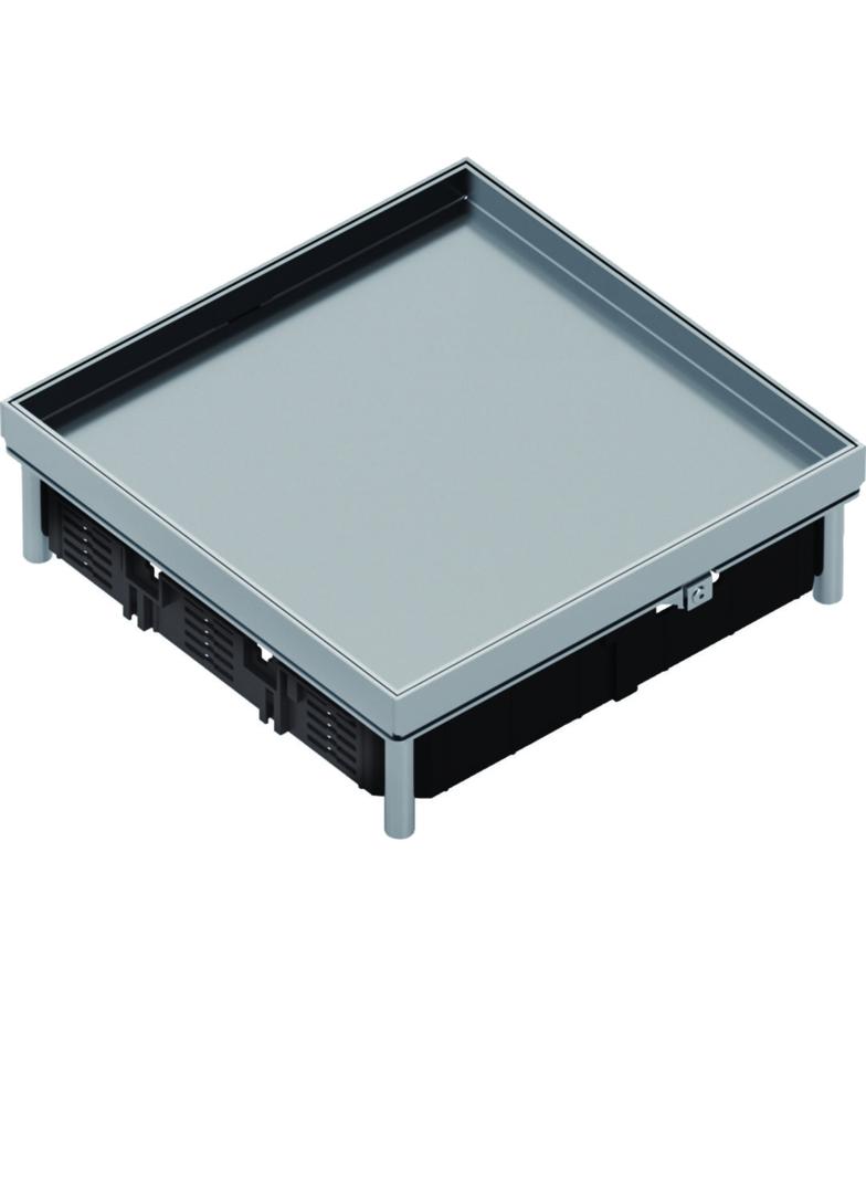 tehalit.VE-EE Pokrywa pełna IP54 5kN EKQ12 244x244 15mm stal nierdzewna EKQ120BL15 HAGER