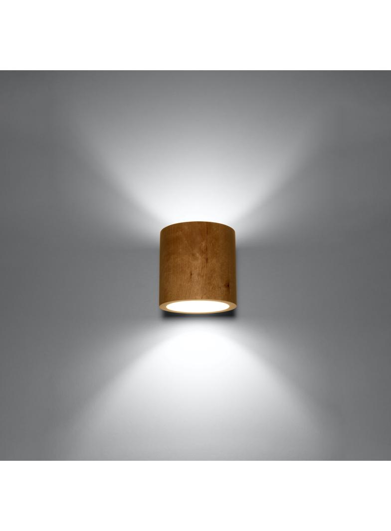 Sollux Kinkiet ORBIS naturalne drewno SL.0490