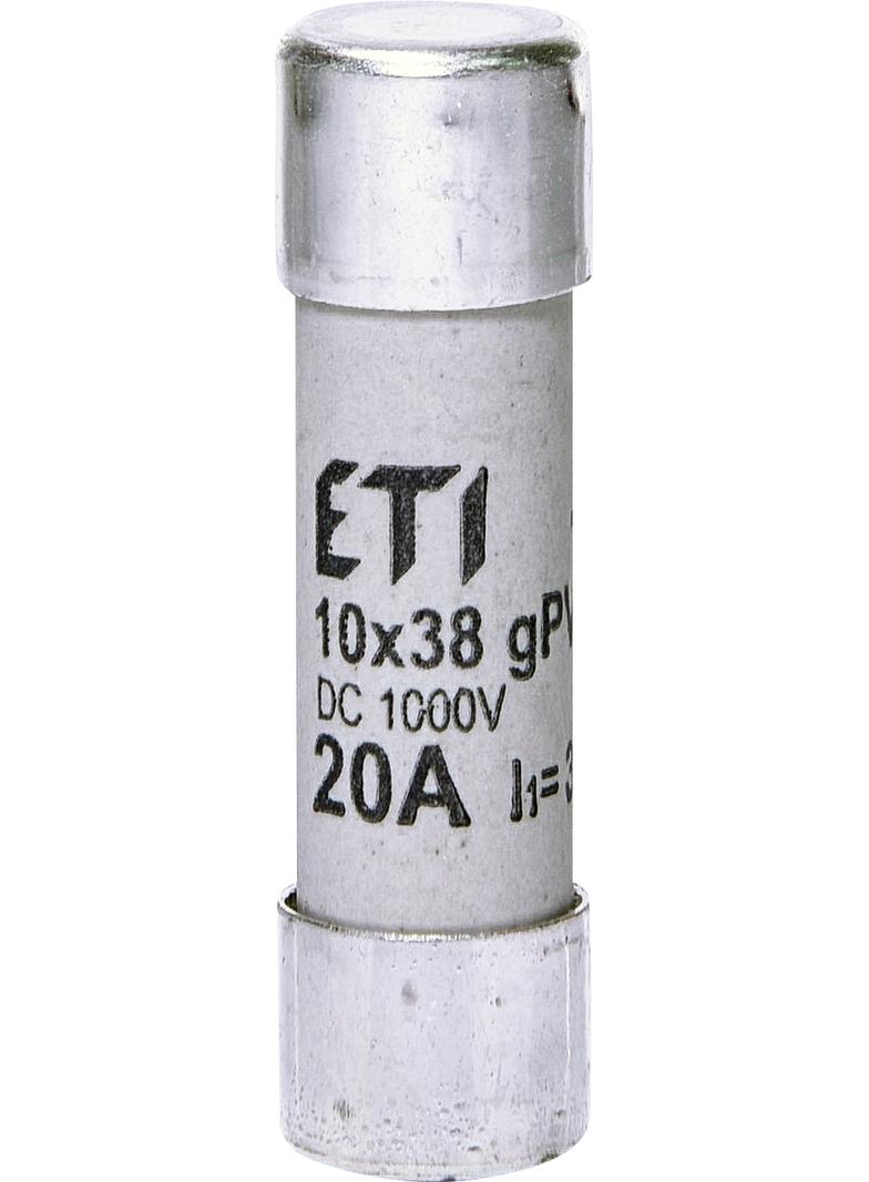 Wkładka topikowa cylindryczna PV CH10x38 gPV 20A 1000V DC 002625085 ETI