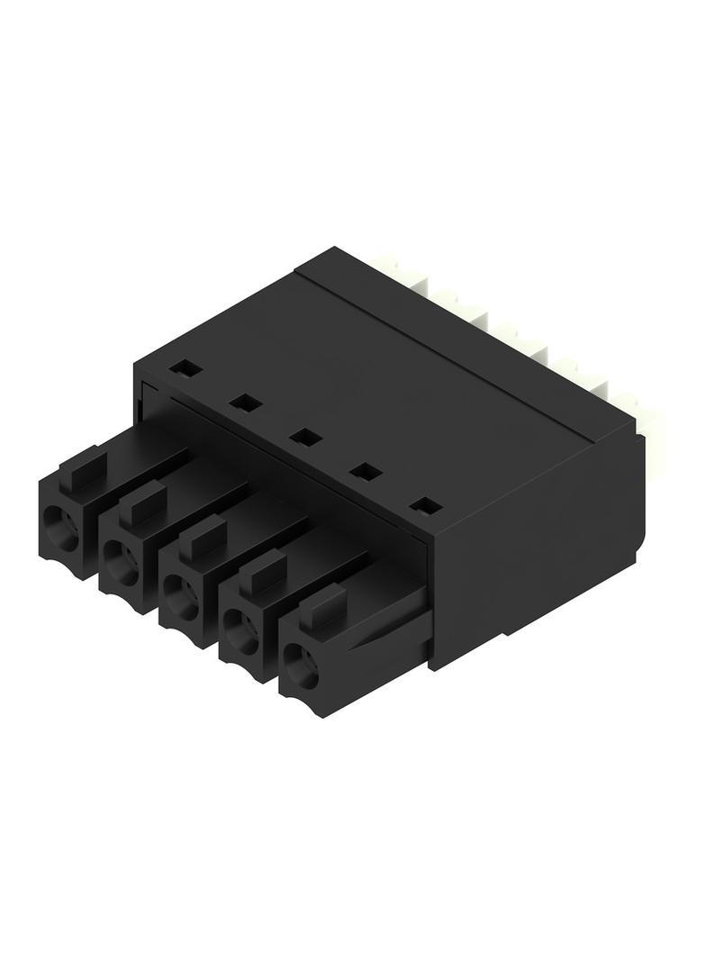 BCF 3.81/05/180 SN BK BX Wtyk PCB (złącze wiązki), listwa z gniazdami, 3.81 mm, Liczba biegunów: 5, PUSH IN, Złącze sprężynowe /50szt./ 1969970000 WEIDMÜLLER