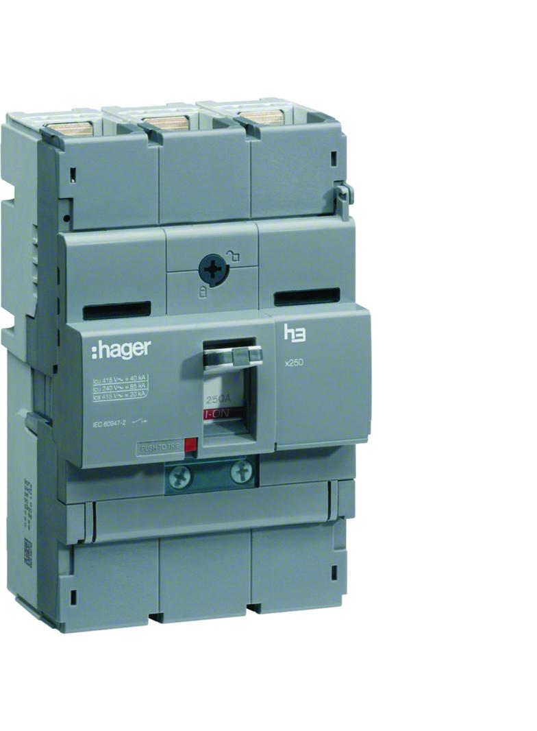 Wyłącznik mocy x250 3P 40kA 160A TM HNB160H HAGER