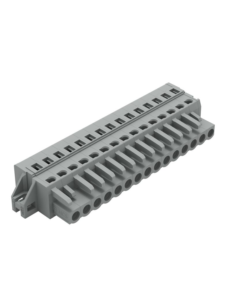 Gniazdo MCS‑MIDI Classic 15‑biegunowe szare raster 5mm 231‑115/031‑000 /25szt./ WAGO