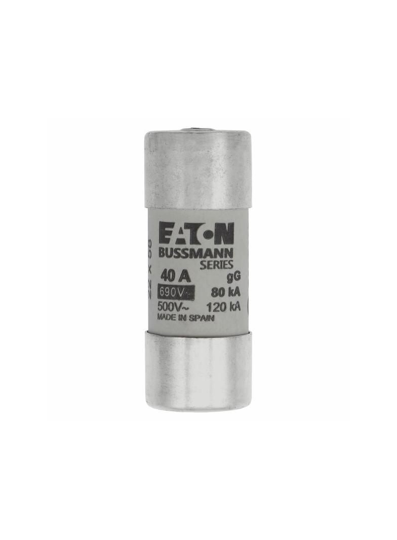 C22G40S Wkładka cylindryczna z wybijakiem 22x58 40A GG 690V AC C22G40S EATON