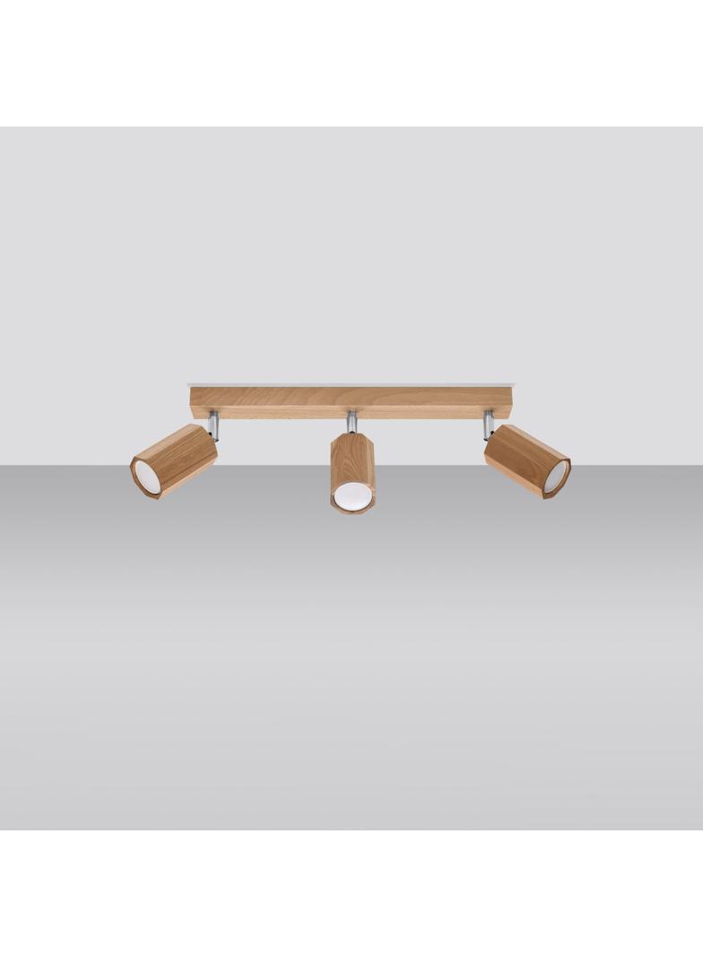 Sollux Plafon ZEKE 3 dąb SL.1030