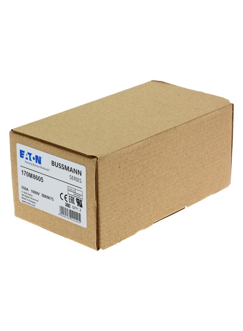 FUSE 550A 1000V 3BKN/75 AR UR Wkładka szybka 550A AC 1000V rozmiar 3 74x92x76 mm aR IEC UL 170M8605