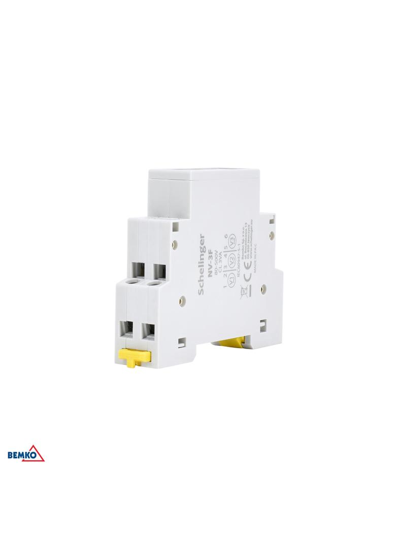 Woltomierz lampka kontrolka modułowa Wskaźnik napięcia 3F cyfrowy 80-500V SCHELINGER