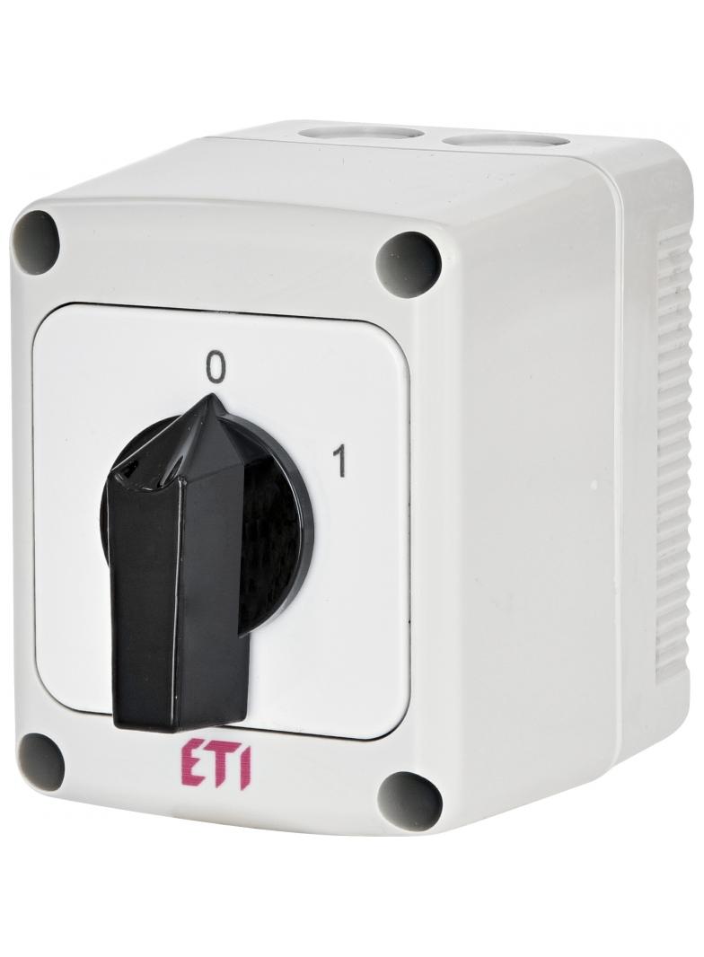 Przełącznik 0-1 1P w obudowie CS 25 90 PN 004773155 ETI