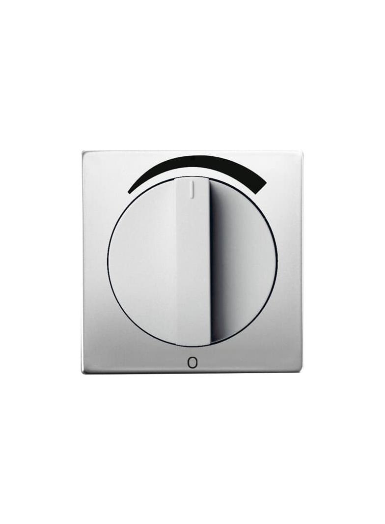 PURE Pokrywa z pokrętłem i nadrukiem do regulatora głośności stal szlachetna