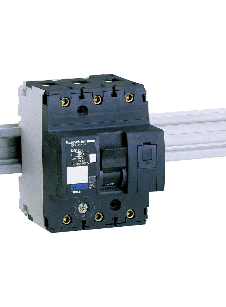 Wyłącznik nadprądowy Acti9 NG125L-D80-3 D 80A 3-biegunowy