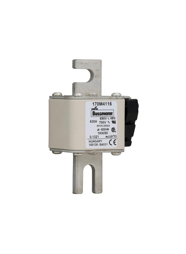 630A 690V 1KN/80 aR INDICATOR FUSE Wkładka szybka 630A AC 690V DIN 1 53x69x108 mm aR DIN 170M4116 EA